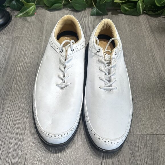 Adidas MC80 Bogey Golf Shoes Spikeless Mens Size 9 White Black GW2113 Sample main image 10